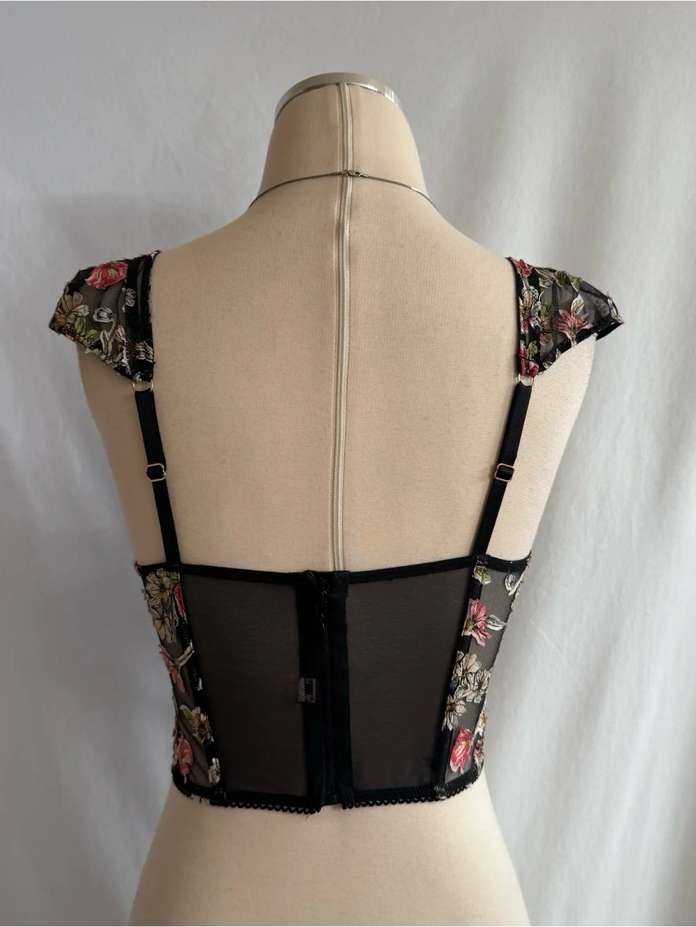 Victorias Secret black mesh